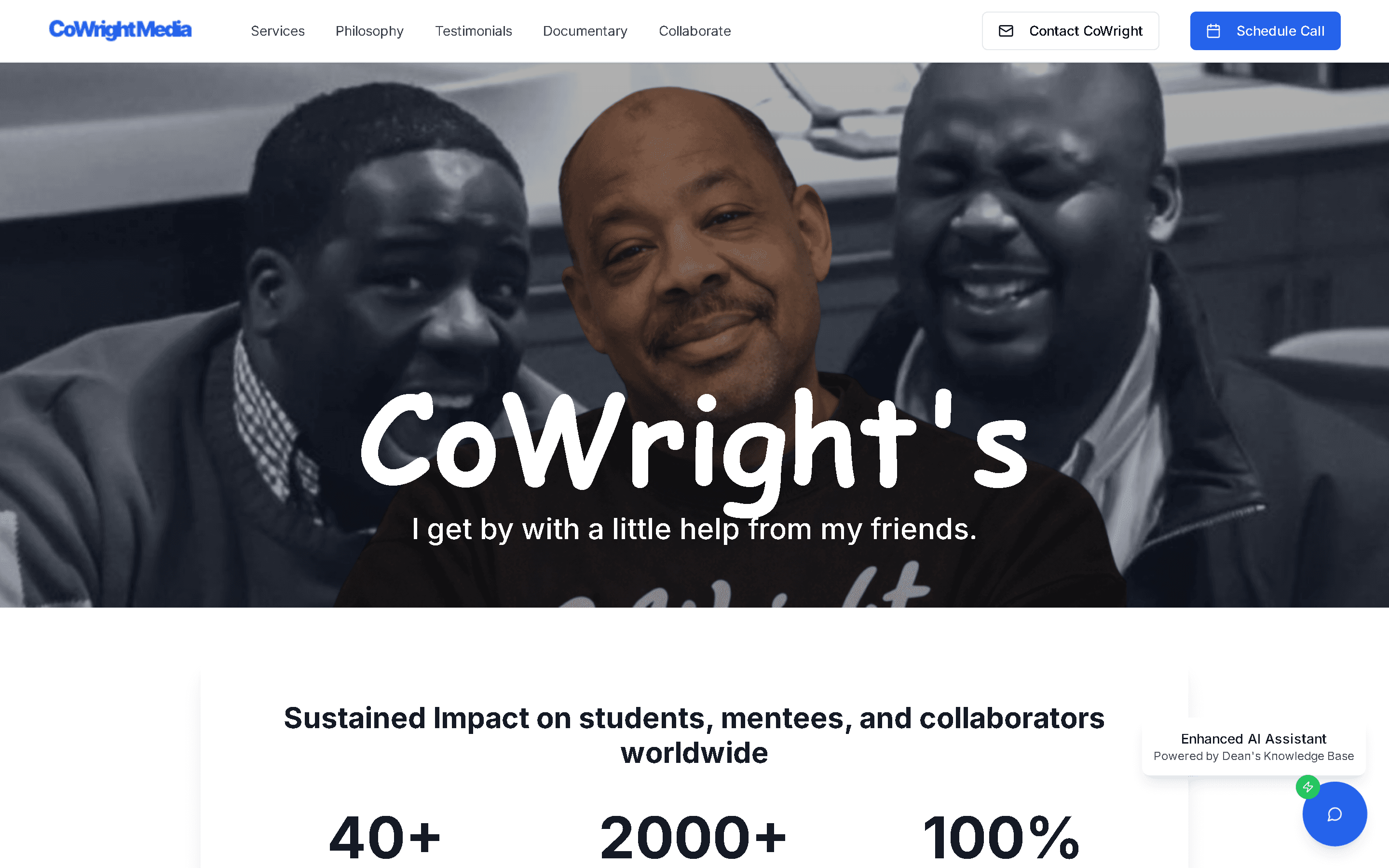 CoWright Media editorial homepage with publication-grade layout, typographic hierarchy, and commercial conversion surfaces.